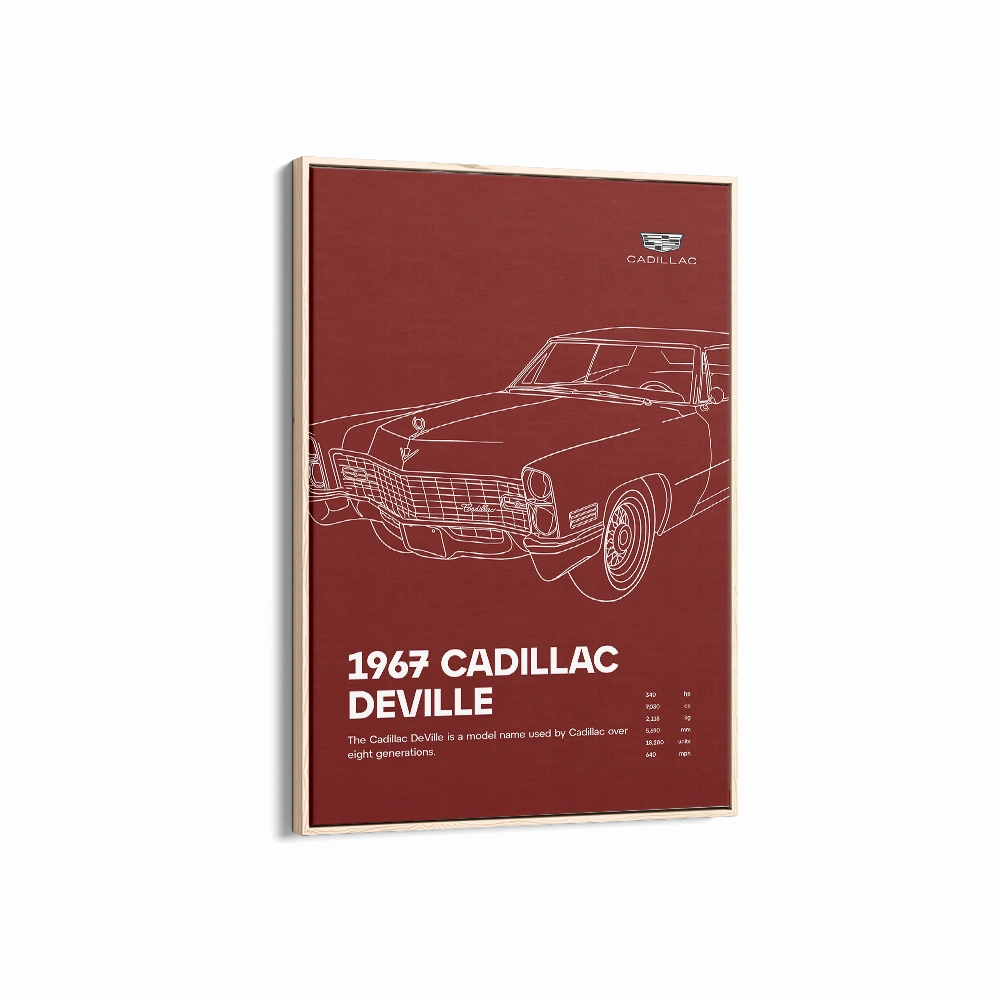 Cadillac Deville 02 Burgundy