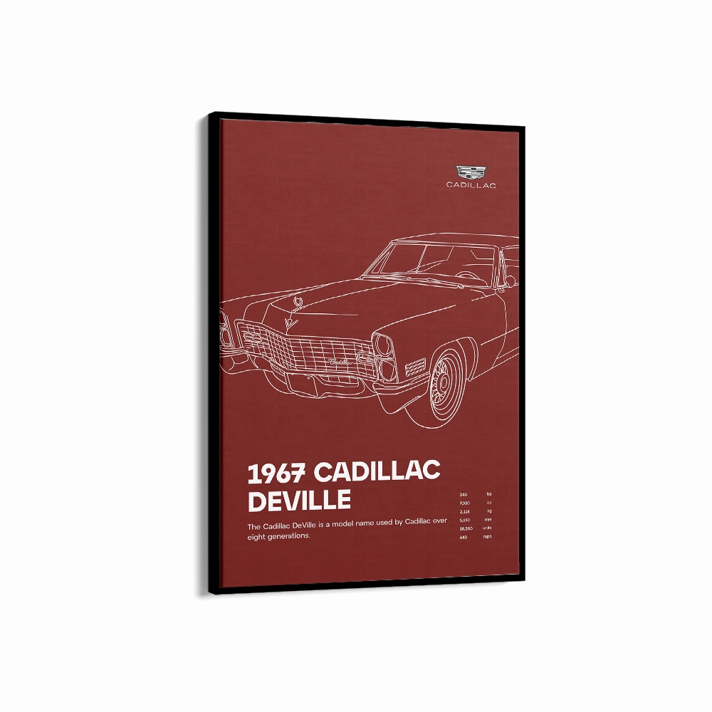 Cadillac Deville 02 Burgundy