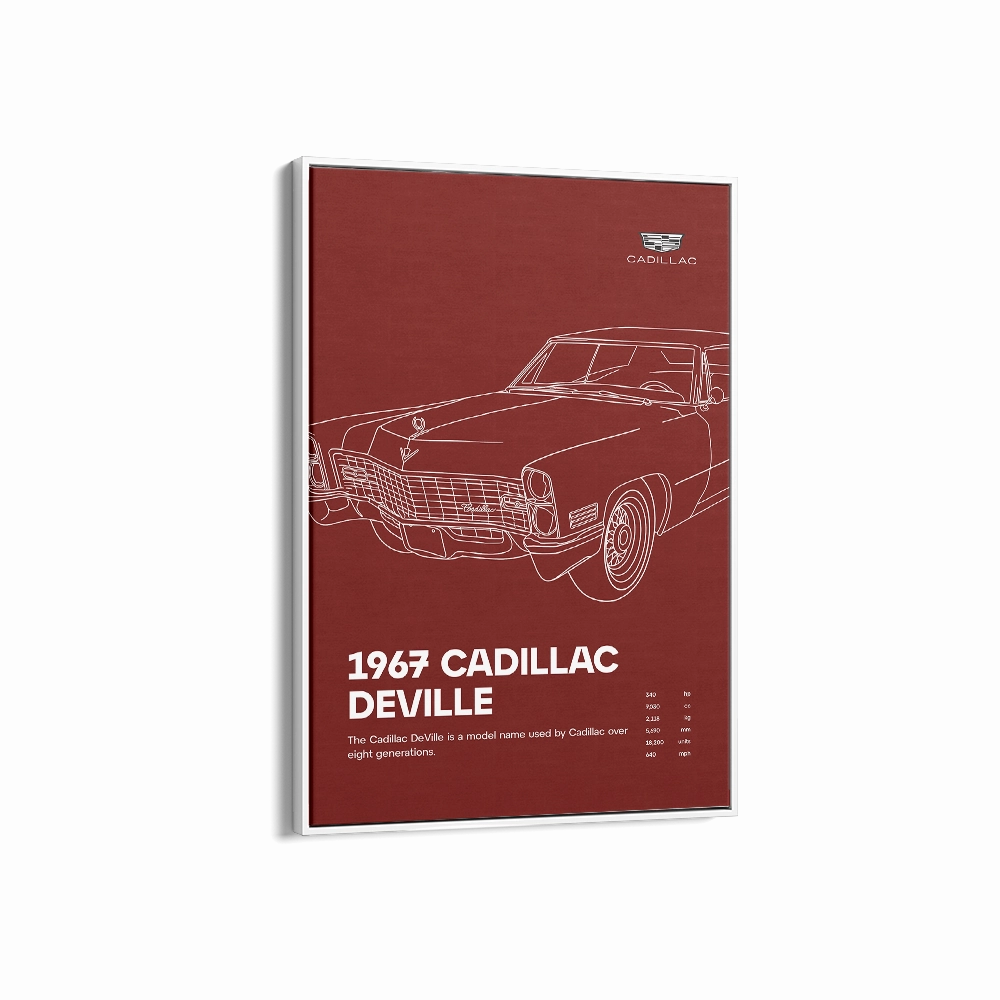 Cadillac Deville 02 Burgundy