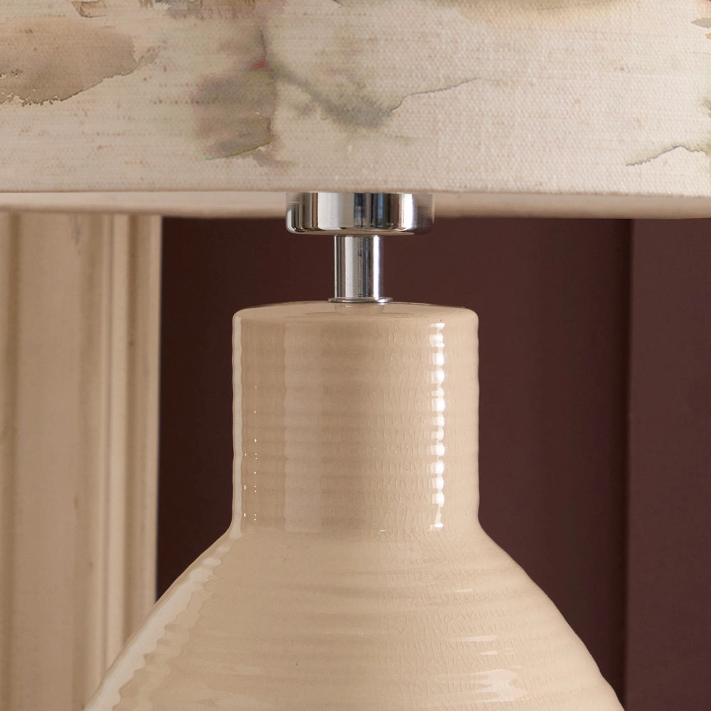 Caledonian Forest Eva & Epona Complete Table Lamp Cream/Linen