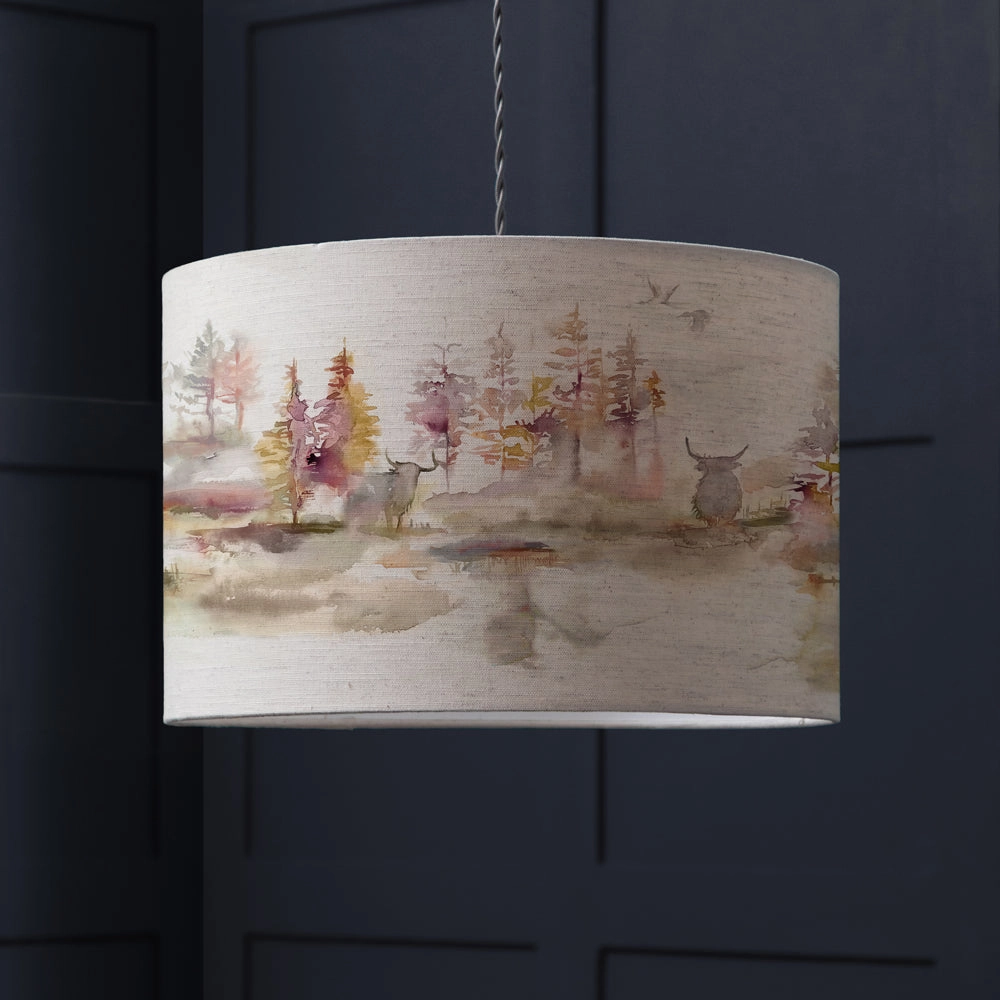 Caledonian Forest Eva Lamp Shade Linenmodern home decor ,home decor for bedroom 