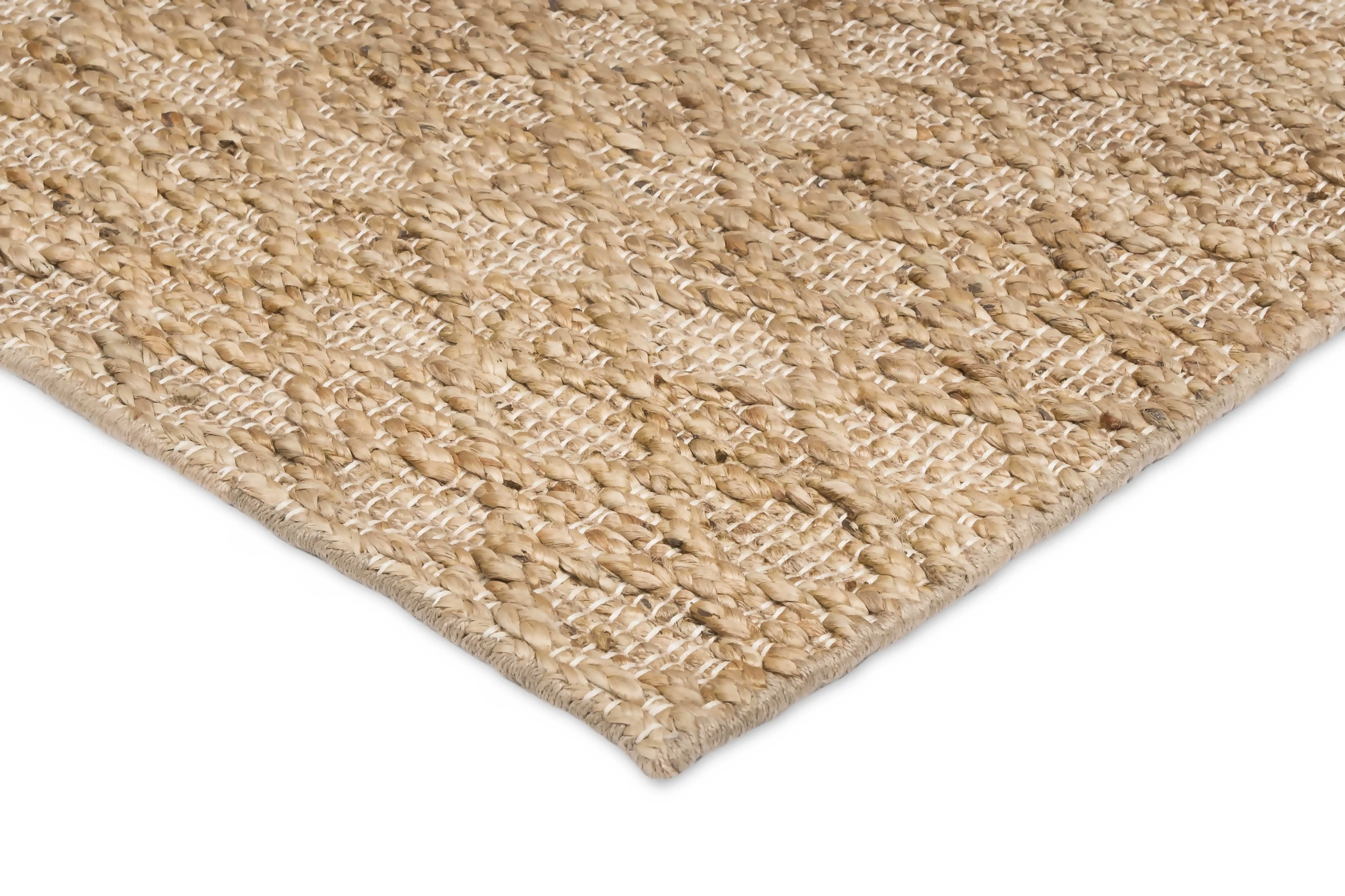 Callie Tribal Natural Diamond Jute Rug *NO RETURNS UNLESS FAULTY