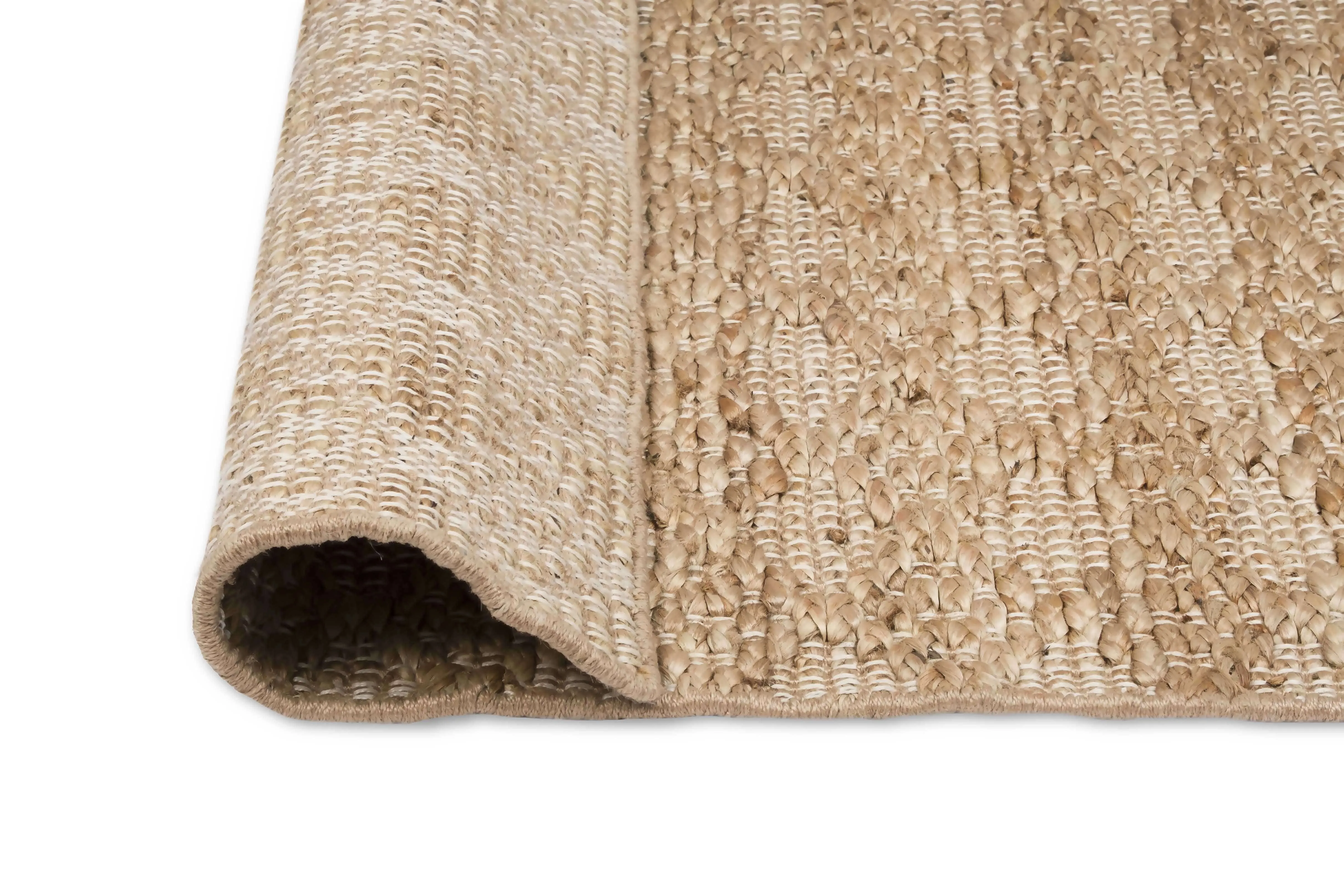 Callie Tribal Natural Diamond Jute Runner Rug *NO RETURNS UNLESS FAULTY