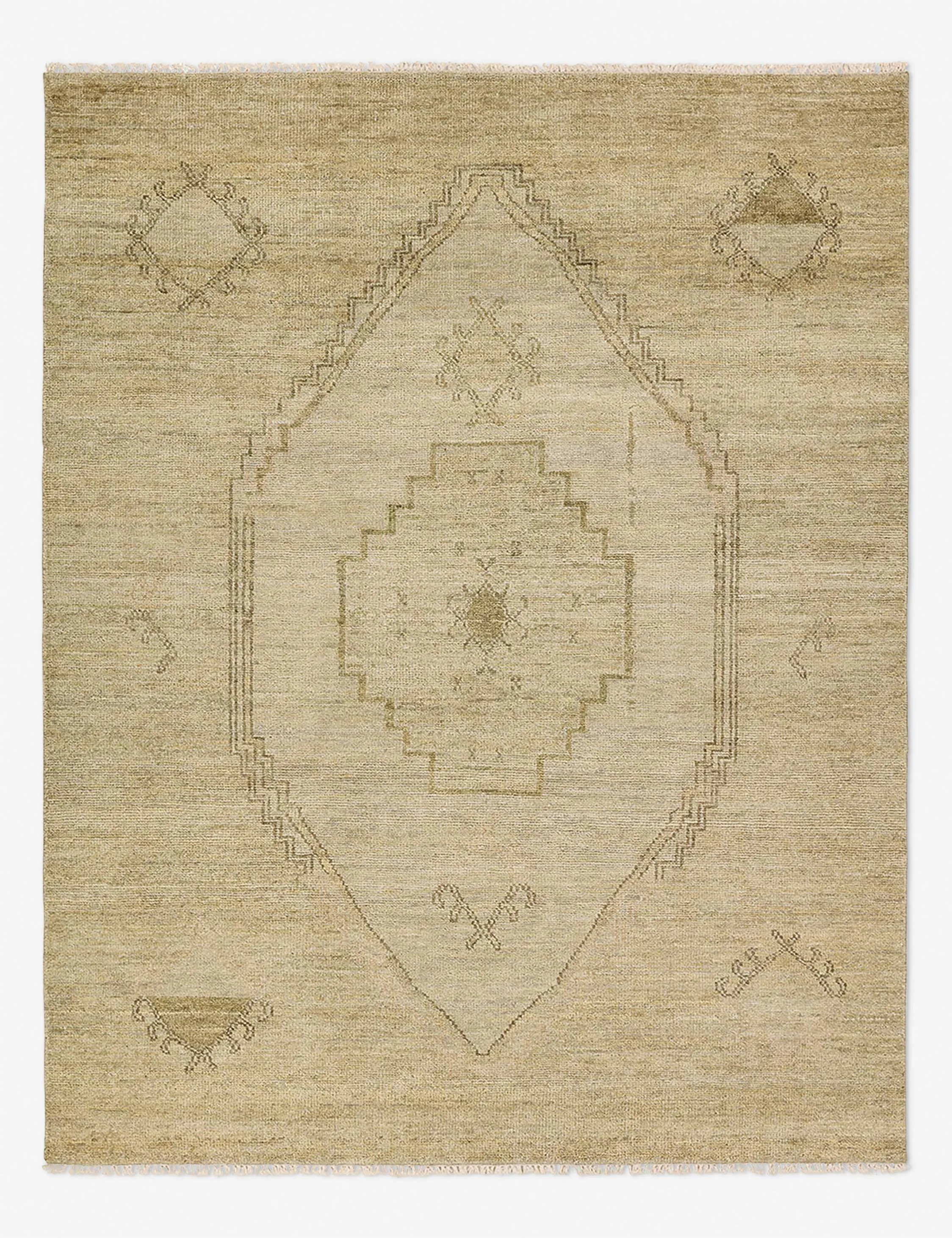 Camiola Hand-Knotted Wool Rugmodern color block patchwork rug