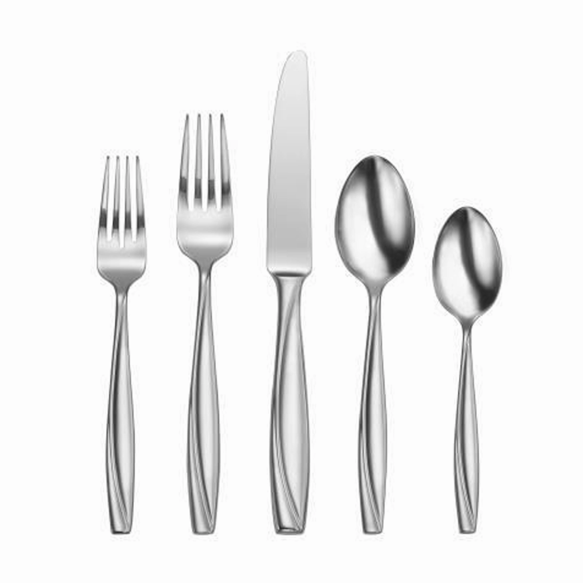 Camlynn Sand 53 Piece Flatware Seteco-friendly bamboo fiber tableware set 