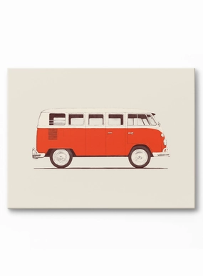 Camper Van, Canvasindoor decorative canvas print