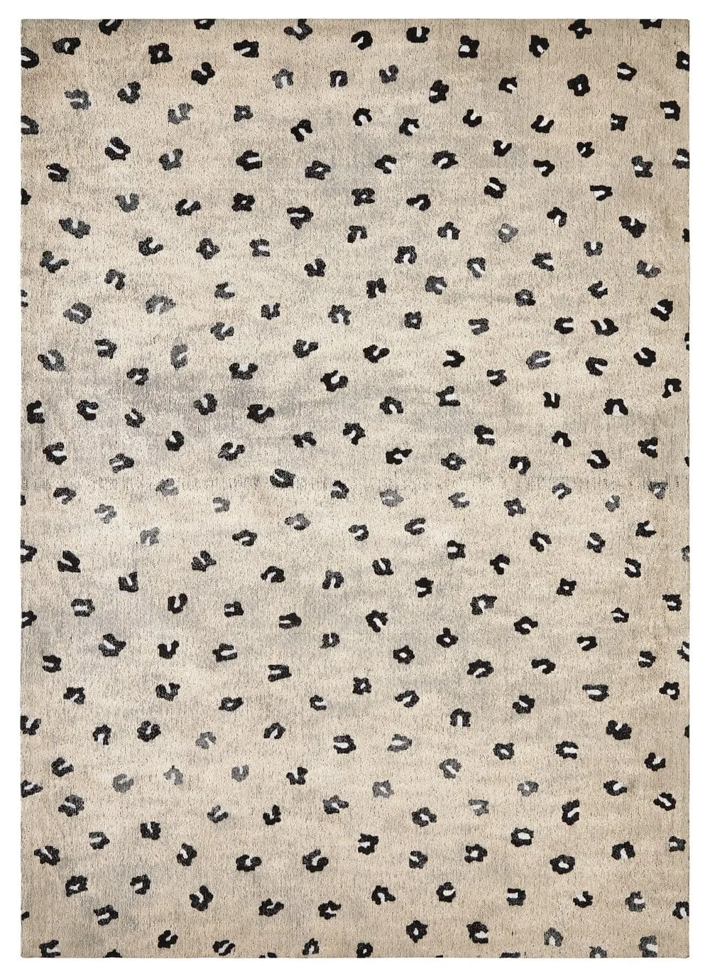 Candice Beige Leopard Animal Pattern Rug *NO RETURNS UNLESS FAULTYmodern color block patchwork rug