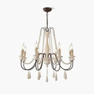 Candle Style Beaded Chandelierrustic chandelier,bedroom chandelier 