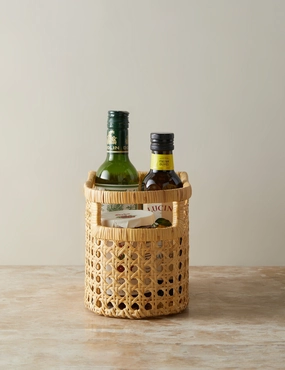 Cane Basket by Sarah Sherman Samuelbedding sets ,throw blankets 