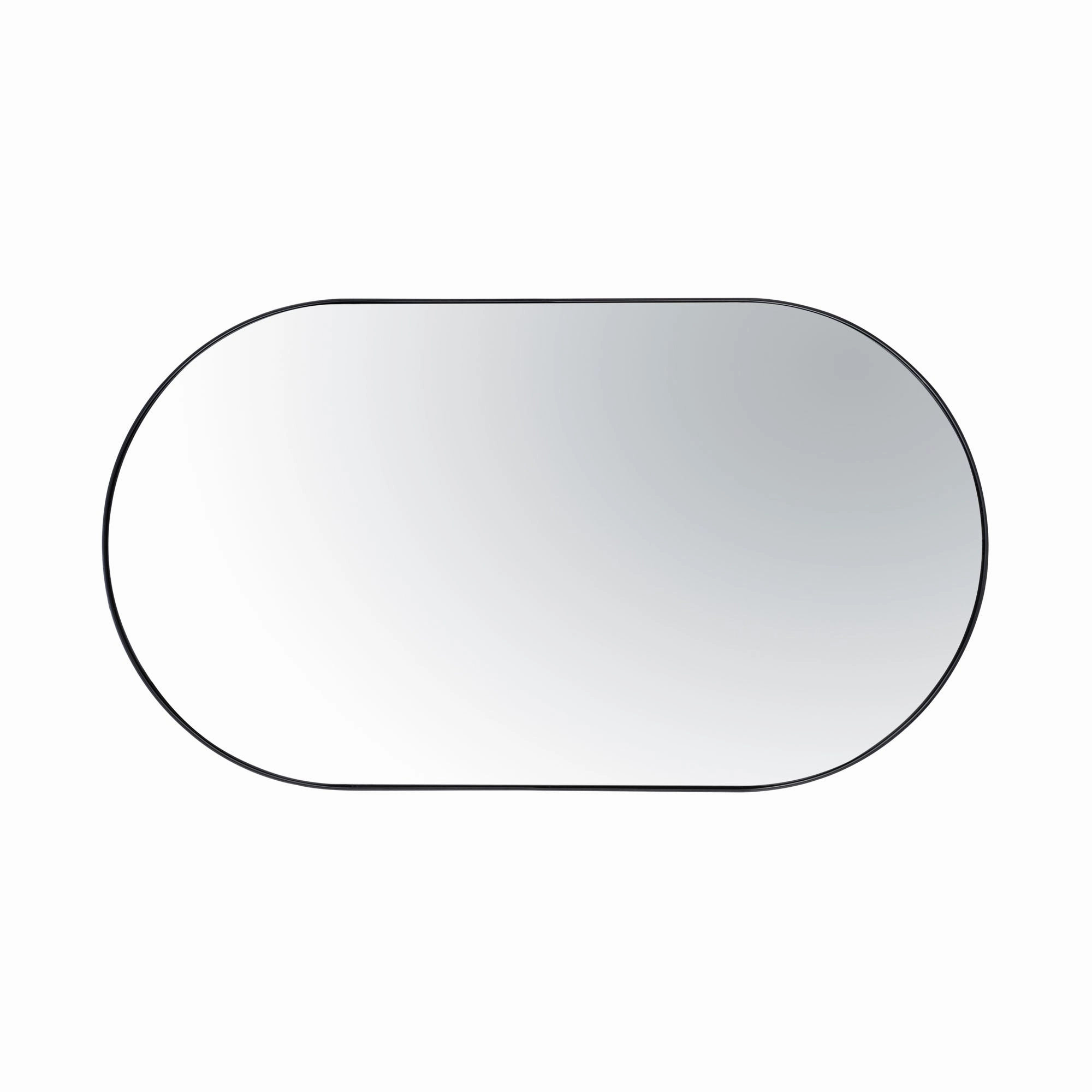 Capsule 434MI22BL 22x40 Oval Mirror - Black
