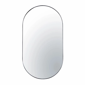 Capsule 434MI22CH 22x40 Oval Mirror - Chromewall mounted decorative mirror,full length dressing mirror