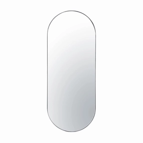 Capsule 434MI24CH 24x60 Oval Mirror - Chromewall mounted decorative mirror,full length dressing mirror