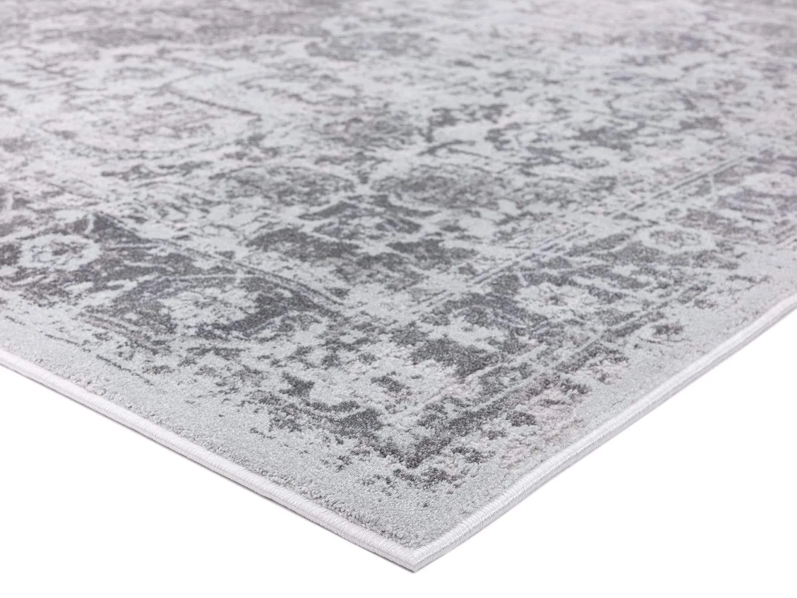 Cara Cream And Grey Transitional Medallion Rug *NO RETURNS UNLESS FAULTY