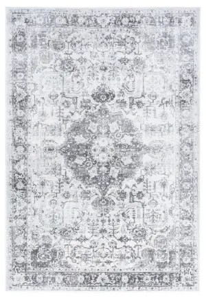 Cara Cream And Grey Transitional Medallion Rug *NO RETURNS UNLESS FAULTYmodern color block patchwork rug