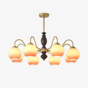 Caramel Orb Chandelierrustic chandelier,bedroom chandelier 