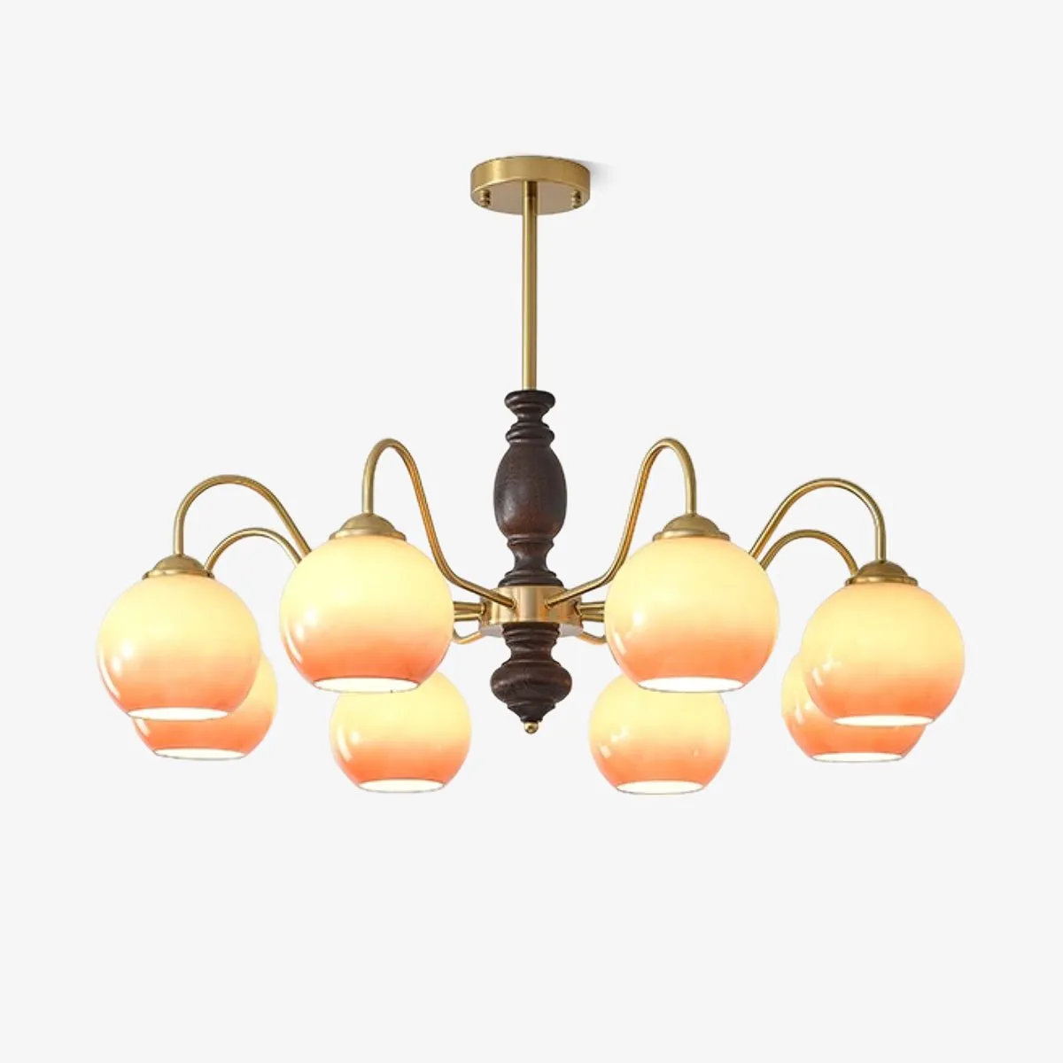 Caramel Orb Chandelierrustic chandelier,bedroom chandelier 