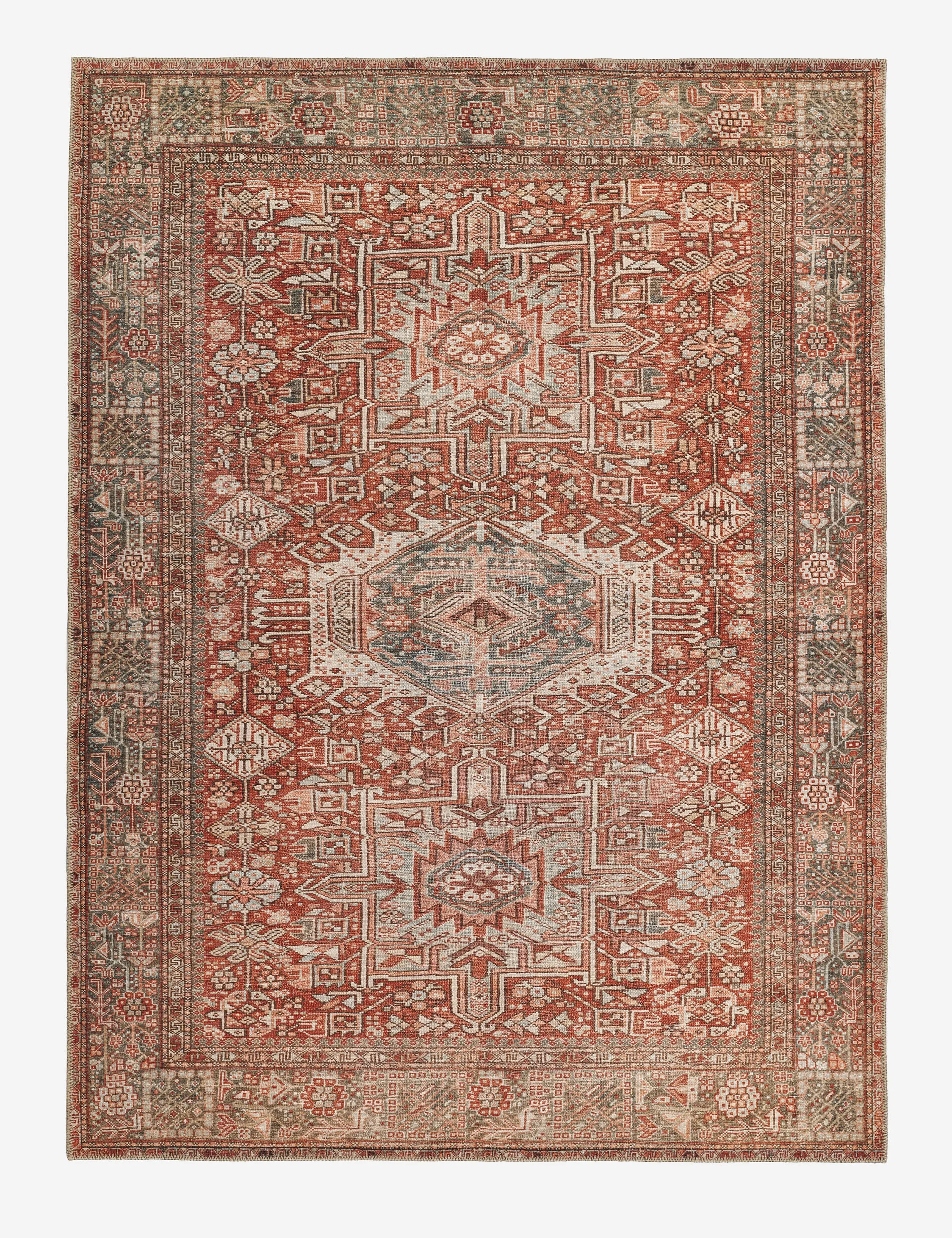 Carlini Rugmodern color block patchwork rug