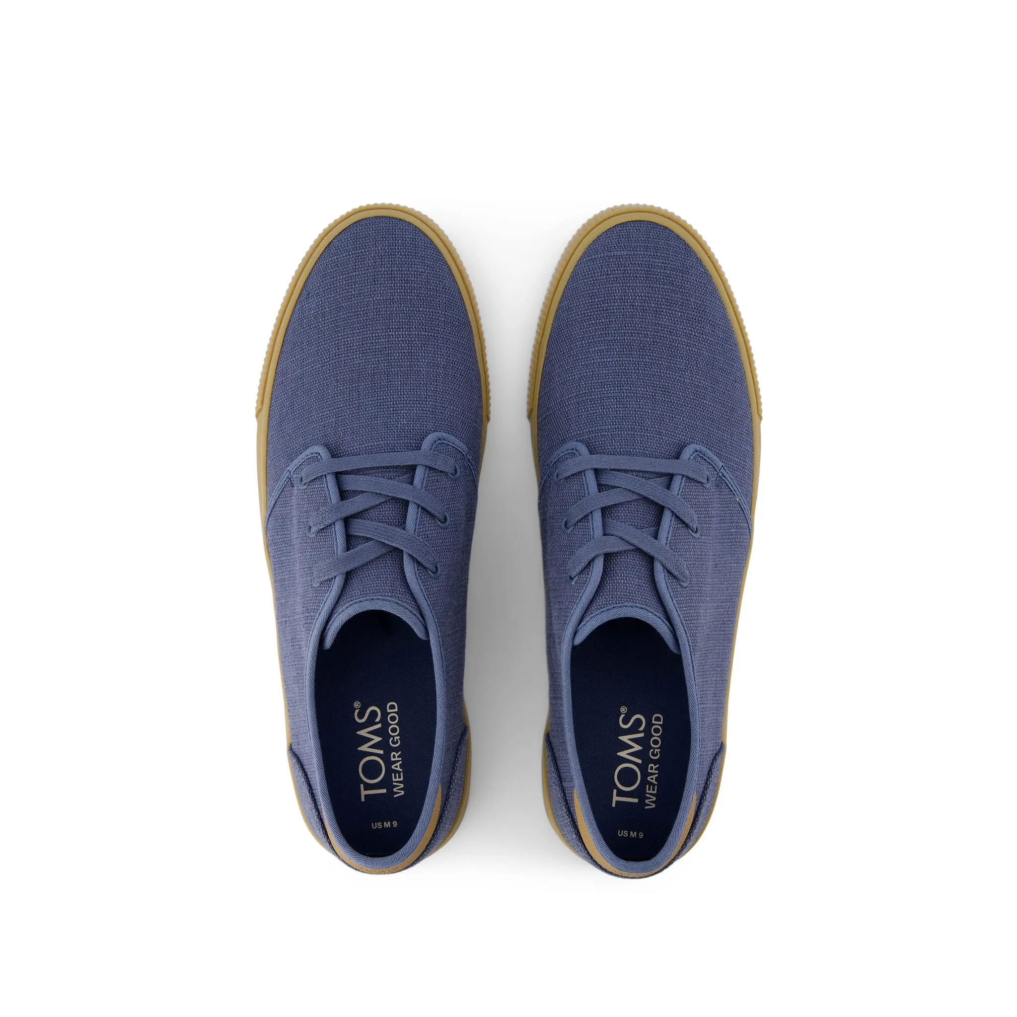 Carlo Slate Blue Heritage Canvas Lace-Up Sneaker