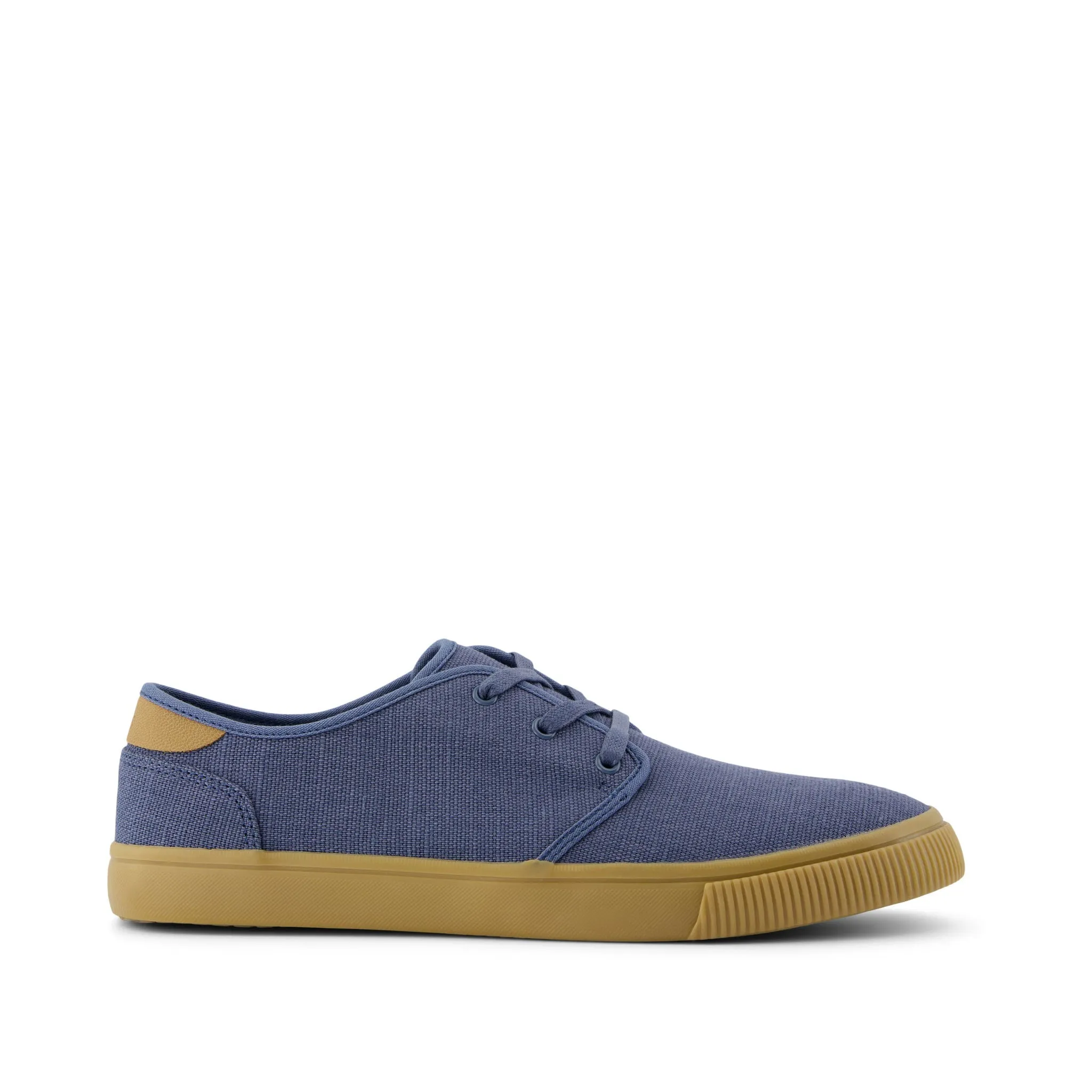 Carlo Slate Blue Heritage Canvas Lace-Up Sneaker