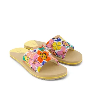 Carly Floral Jersey Slide Sandal