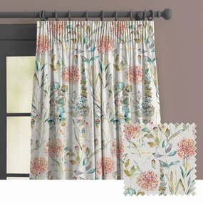 Carneum Ann Printed Made to Measure Curtains Cinnamonbedding sets ,throw blankets 