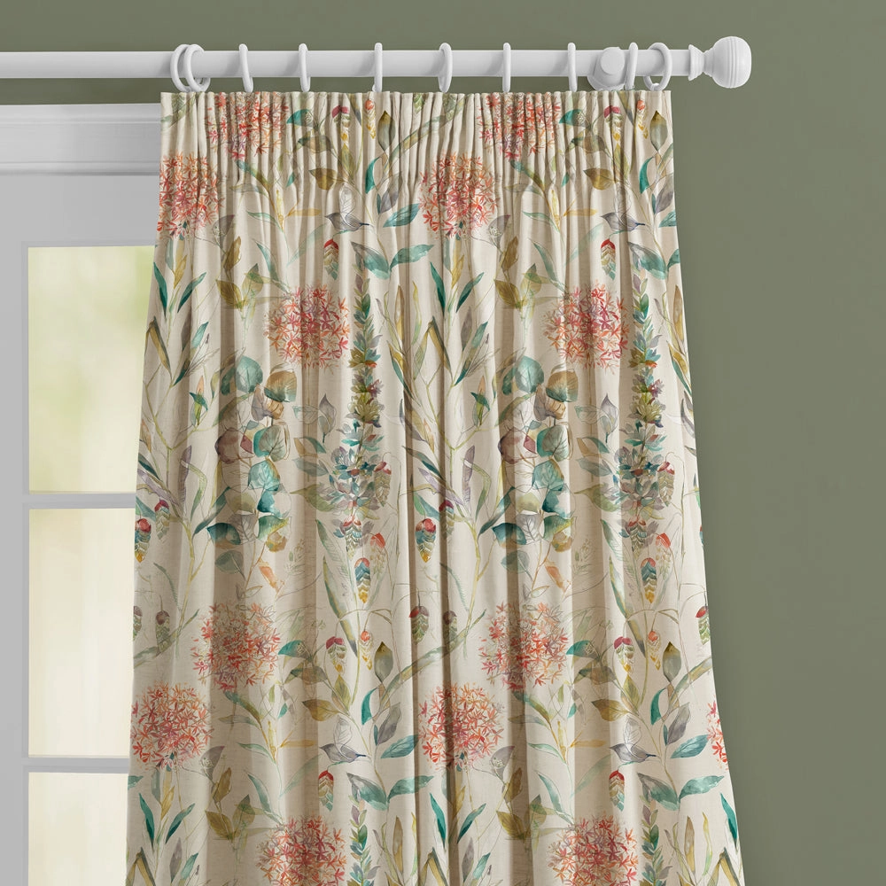 Carneum Printed Made to Measure Curtains Cinnamon
