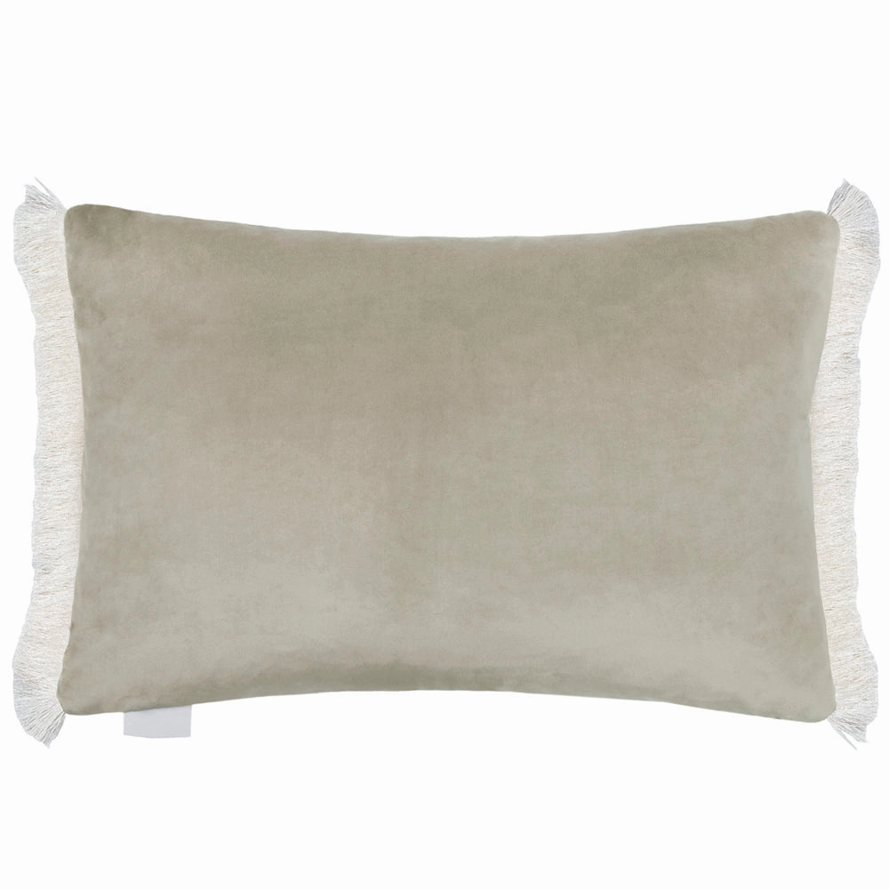 Carrara Fringed Cushion Meadow