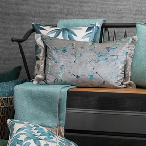 Carrara Fringed Cushion Oceanbedding sets ,throw blankets 