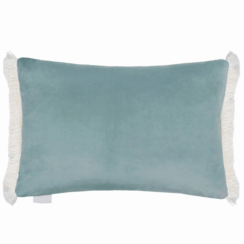 Carrara Fringed Cushion Ocean