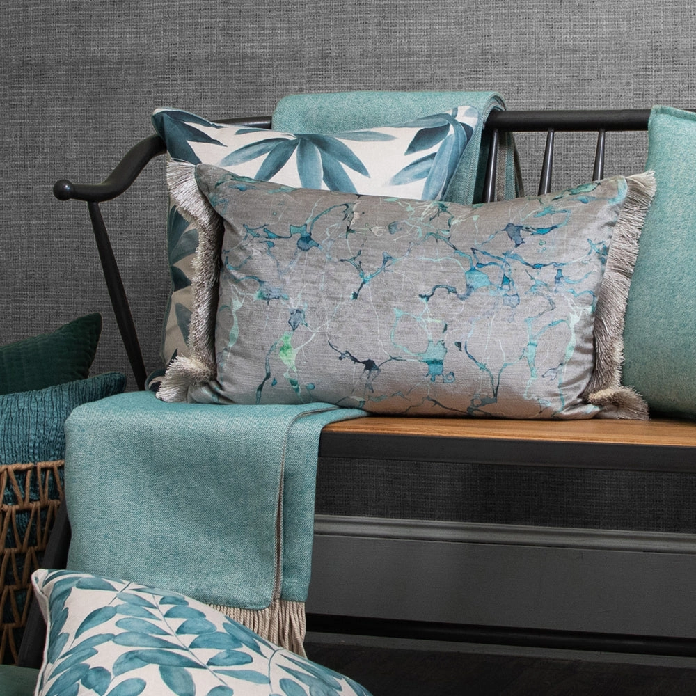 Carrara Fringed Cushion Oceanbedding sets ,throw blankets 