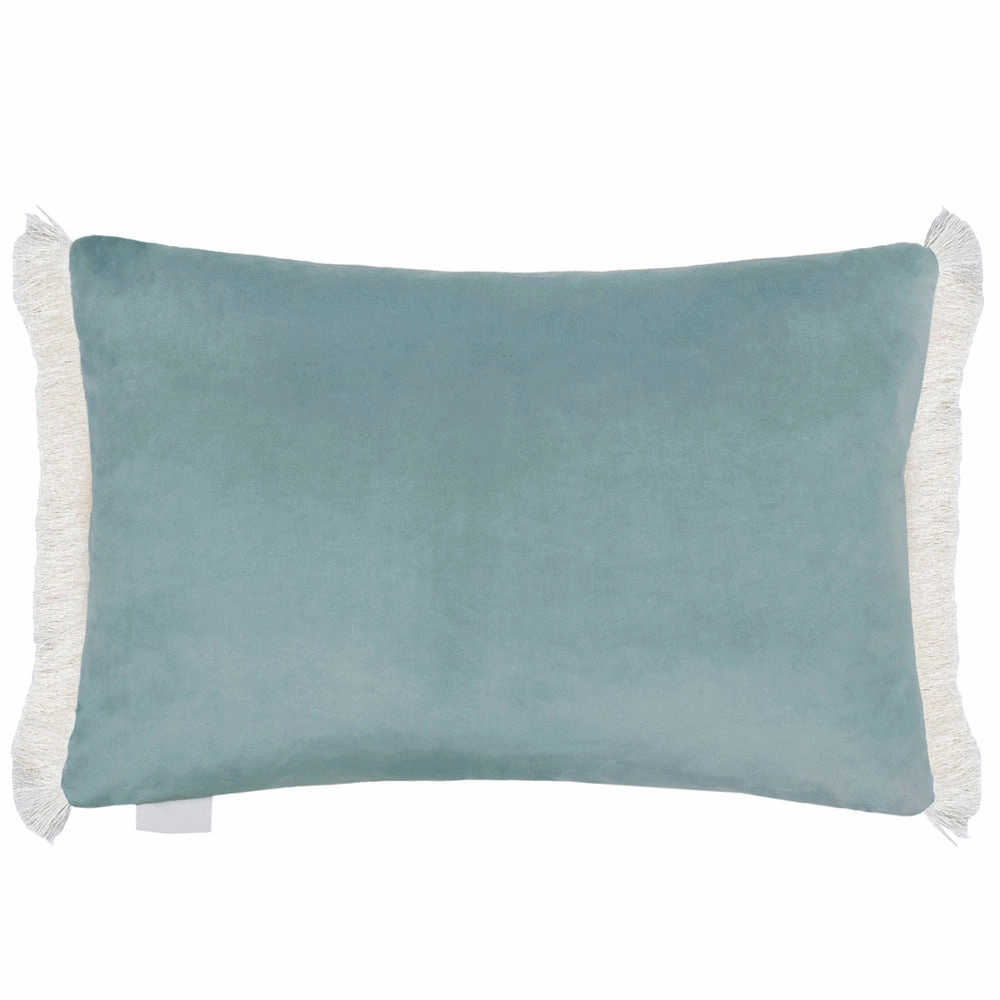 Carrara Fringed Cushion Ocean