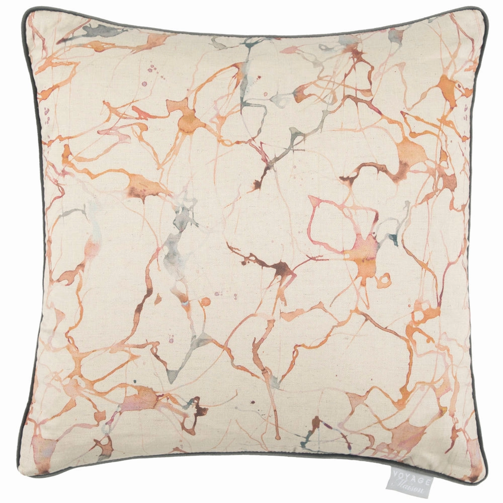 Carrara Printed Cushion Rosewater