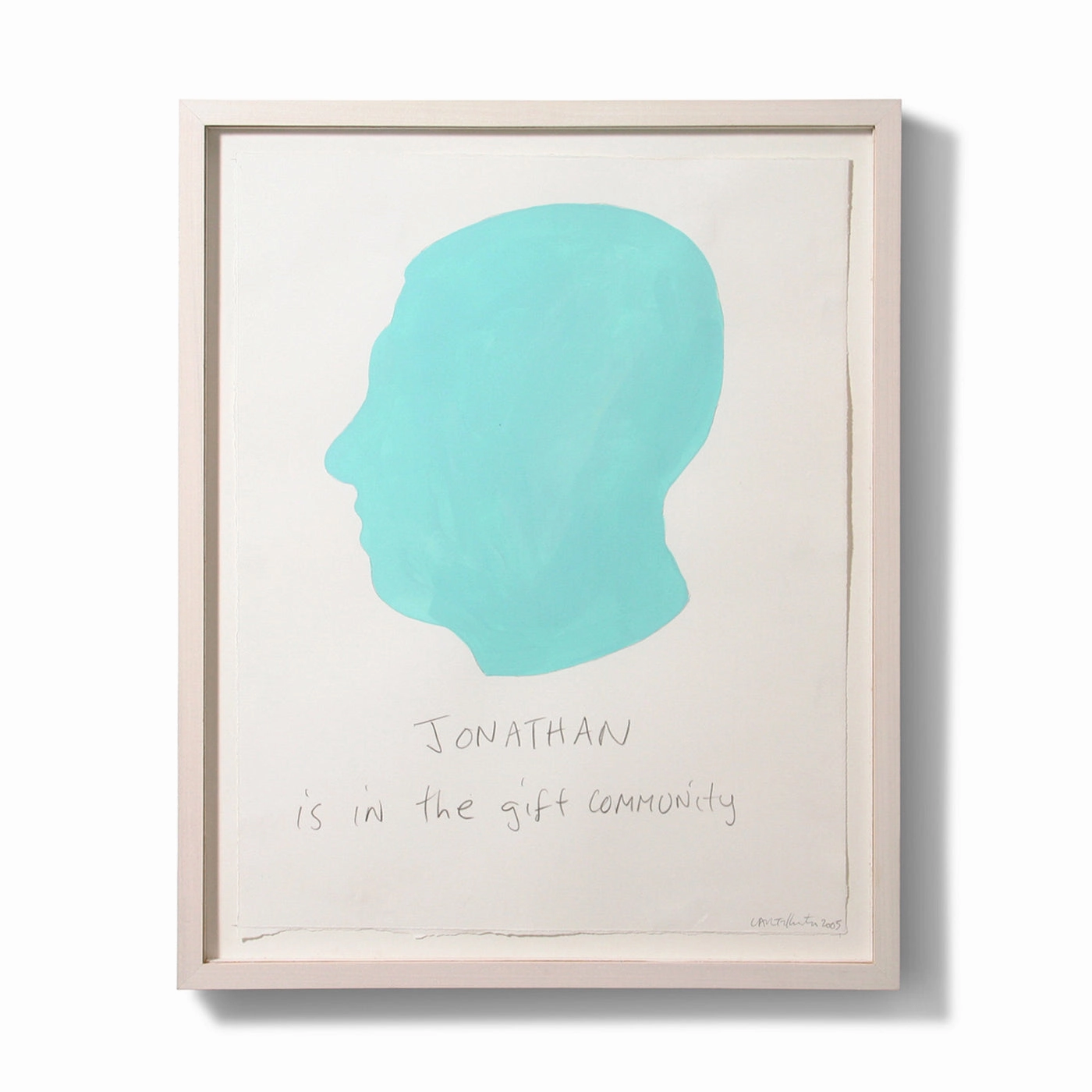 Carter Kustera Custom Silhouette and Text Portrait 19 x 15nordic style wall decor