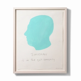 Carter Kustera Custom Silhouette and Text Portrait 19 x 15nordic style wall decor