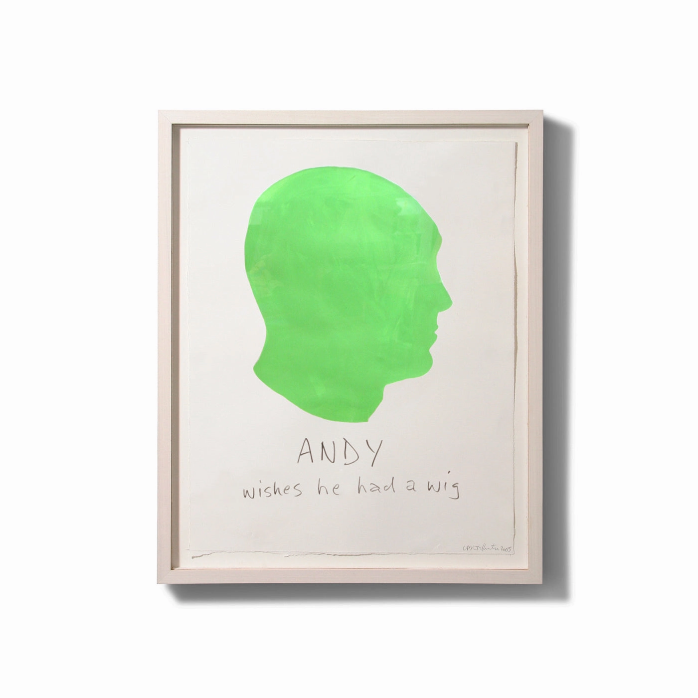 Carter Kustera Custom Silhouette and Text Portrait 19 x 15