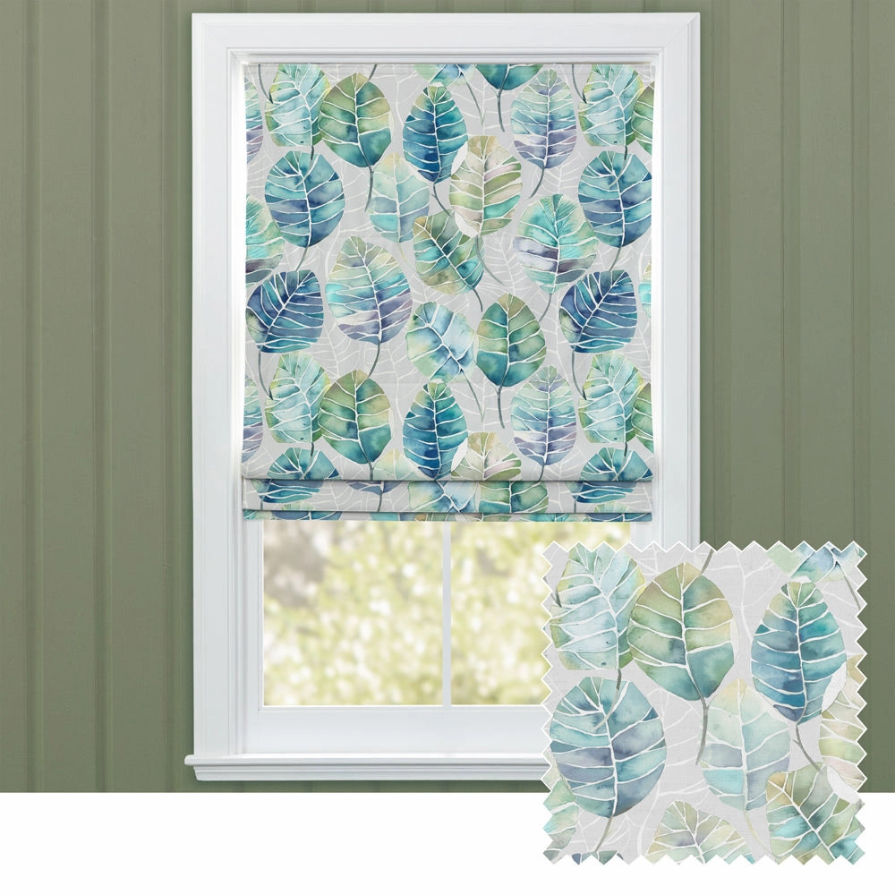 Cassava Printed Cotton Made to Measure Roman Blinds Capribedding sets ,throw blankets 