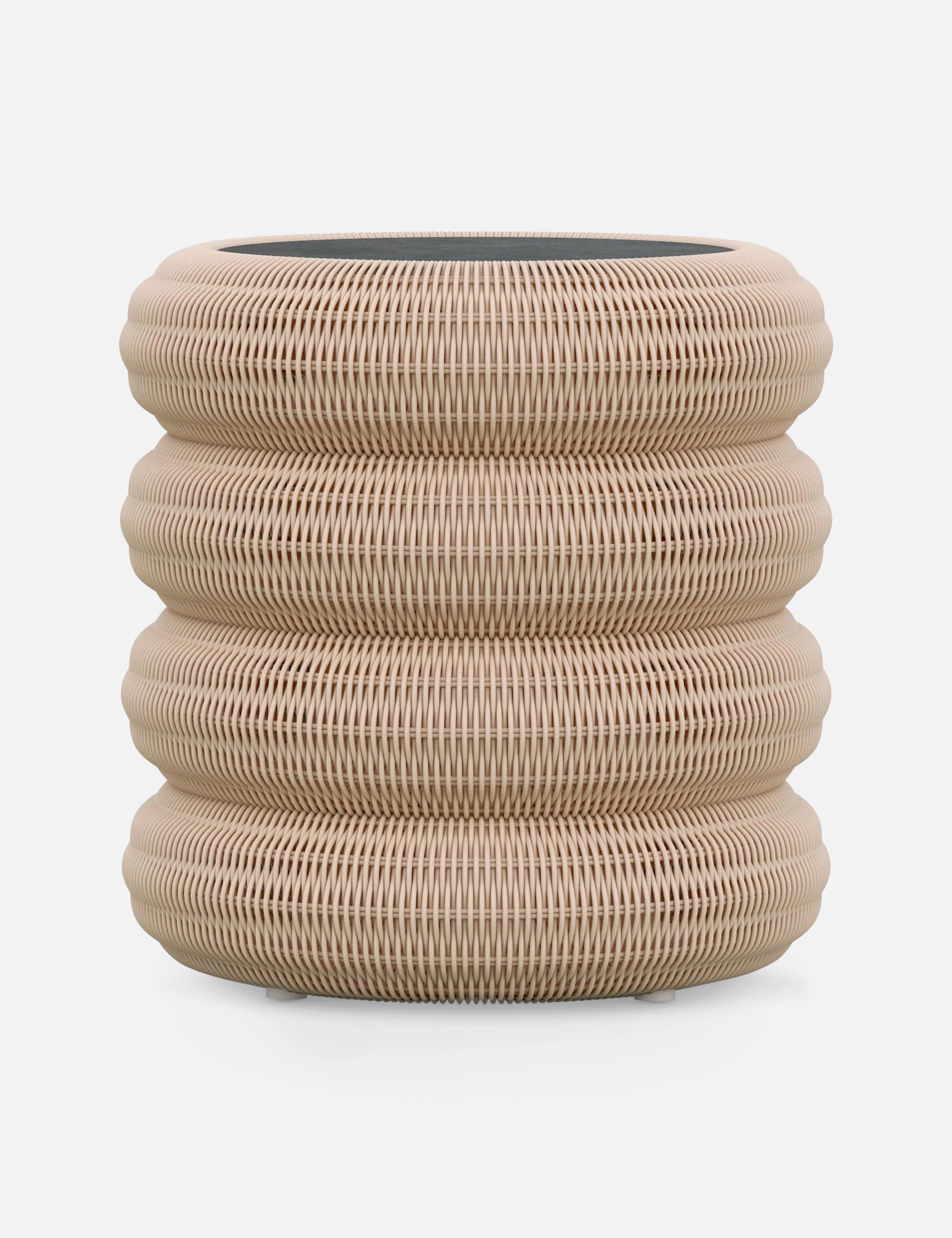 Castaneda Indoor / Outdoor Round Side Table