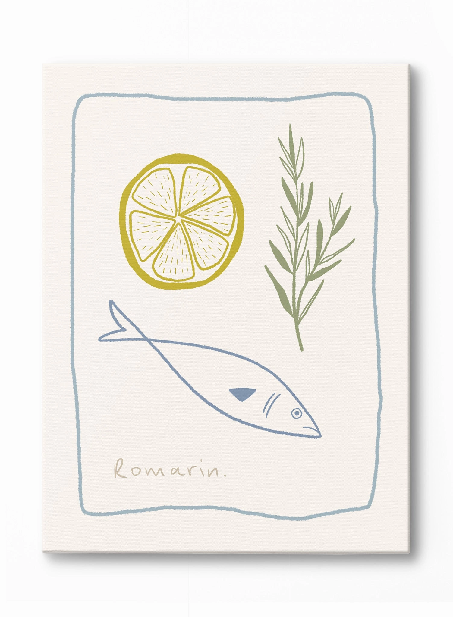Catch of the Day, Canvasindoor decorative canvas print