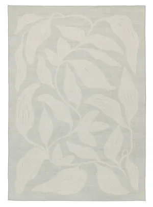 Cattleya Grey Botanical Washable Rugmodern color block patchwork rug