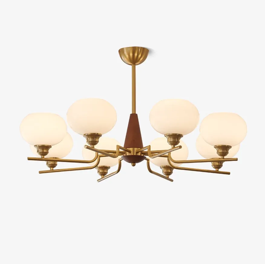 Celeste Sphere Walnut Chandelierrustic chandelier,bedroom chandelier 