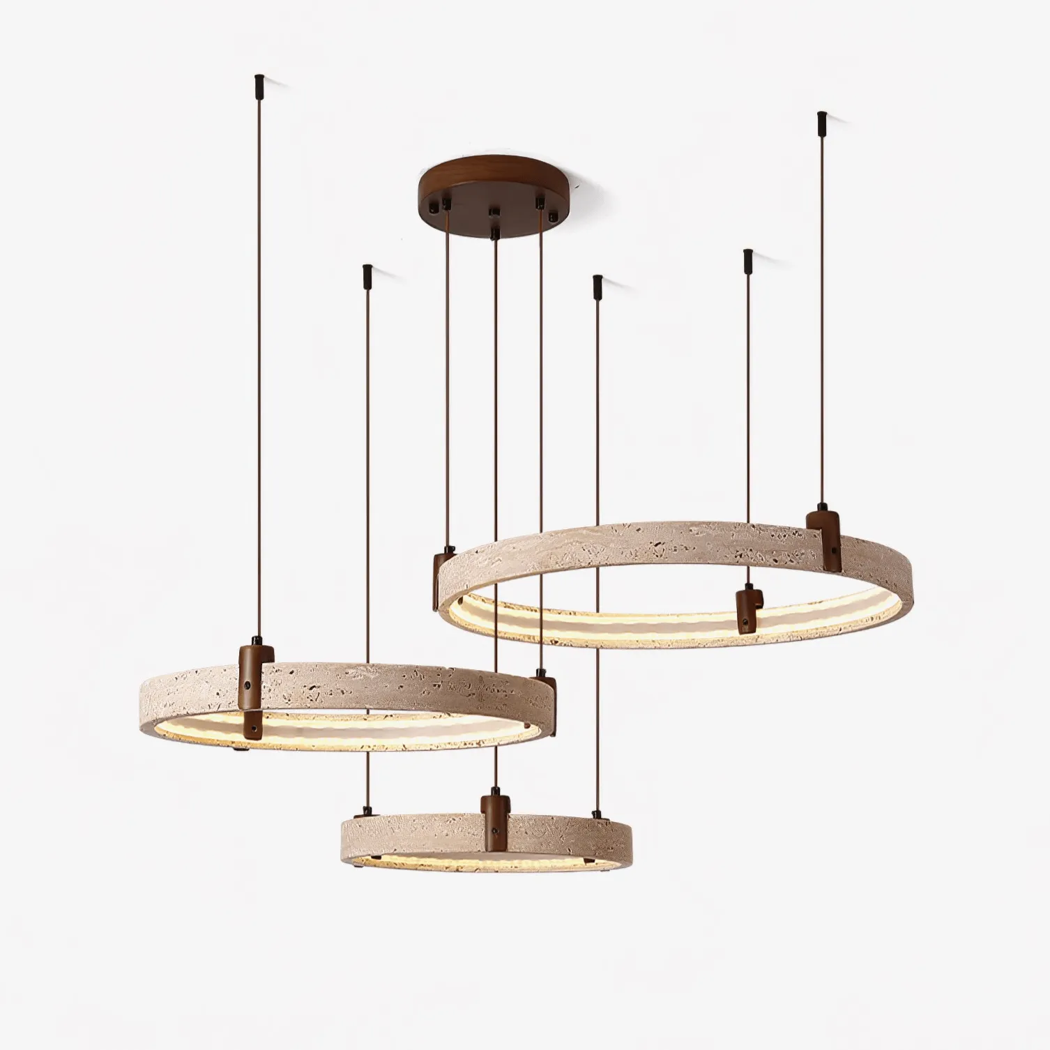 Celestial Orbit Travertine Chandelierrustic chandelier,bedroom chandelier 