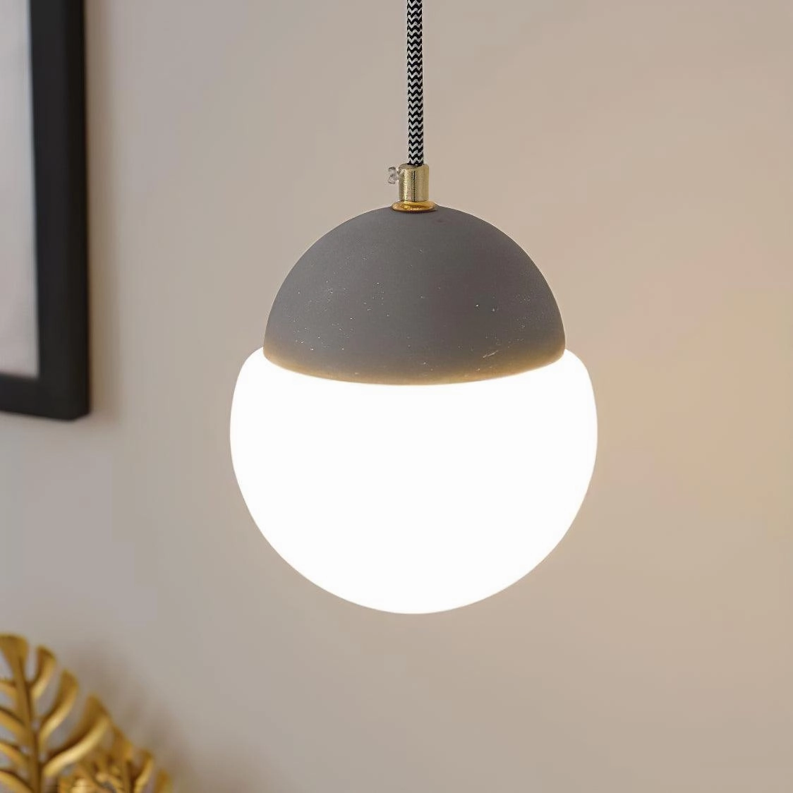 Cement Eclipse Pendant Lamp