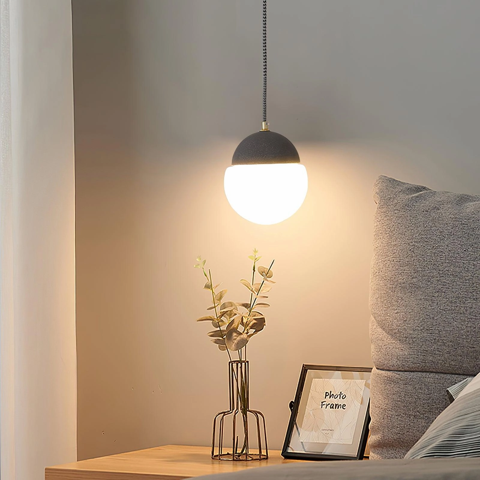 Cement Eclipse Pendant Lamp