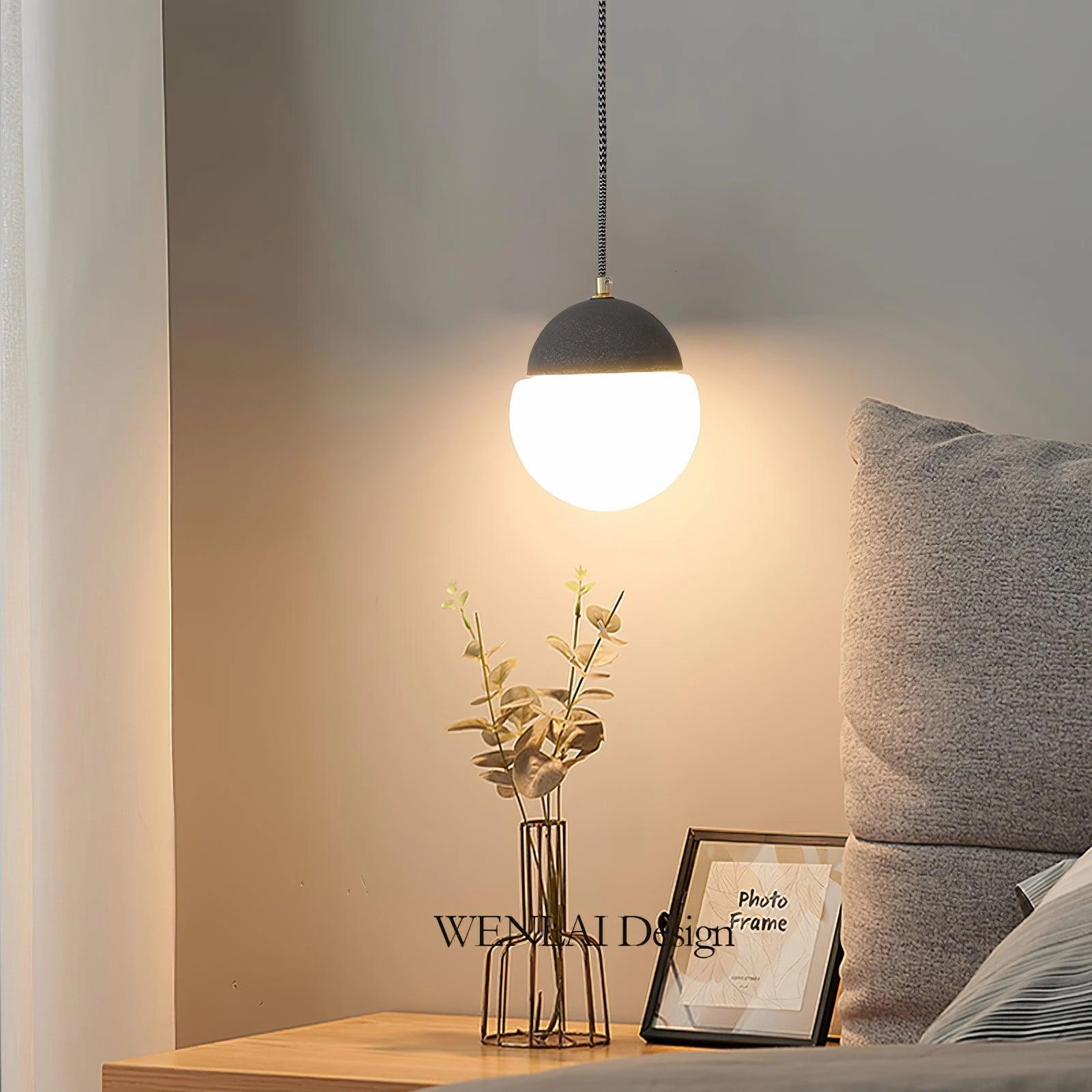 Cement Eclipse Pendant Lamp
