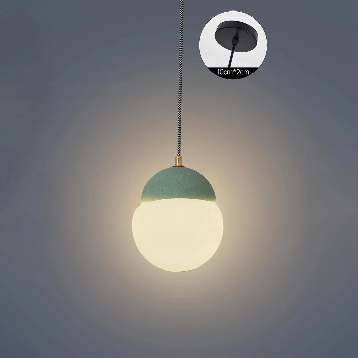 Cement Eclipse Pendant Lamp