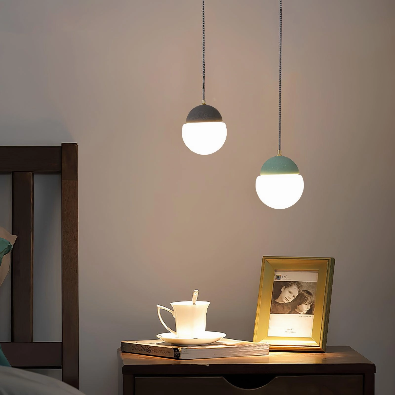 Cement Eclipse Pendant Lamp