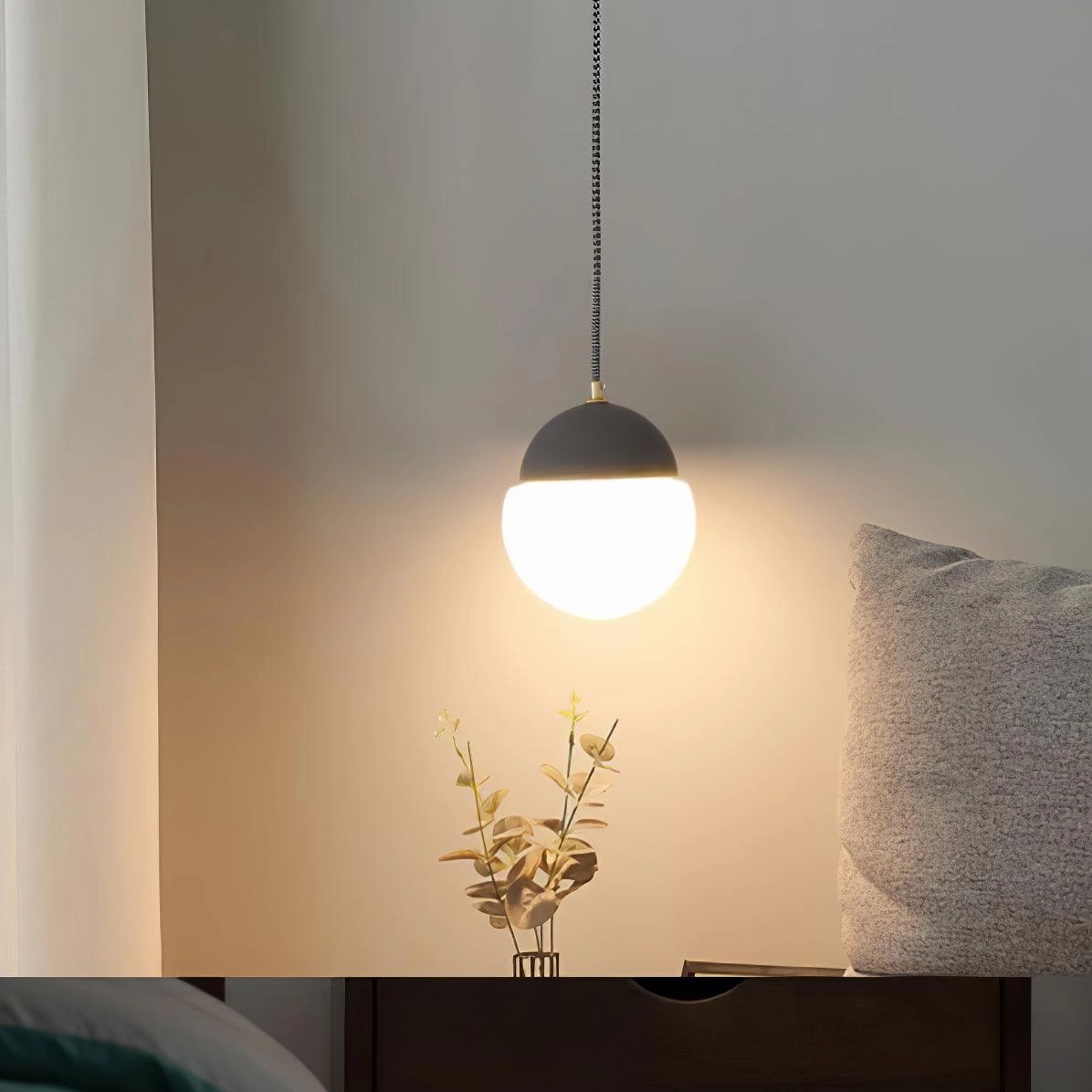 Cement Eclipse Pendant Lamp