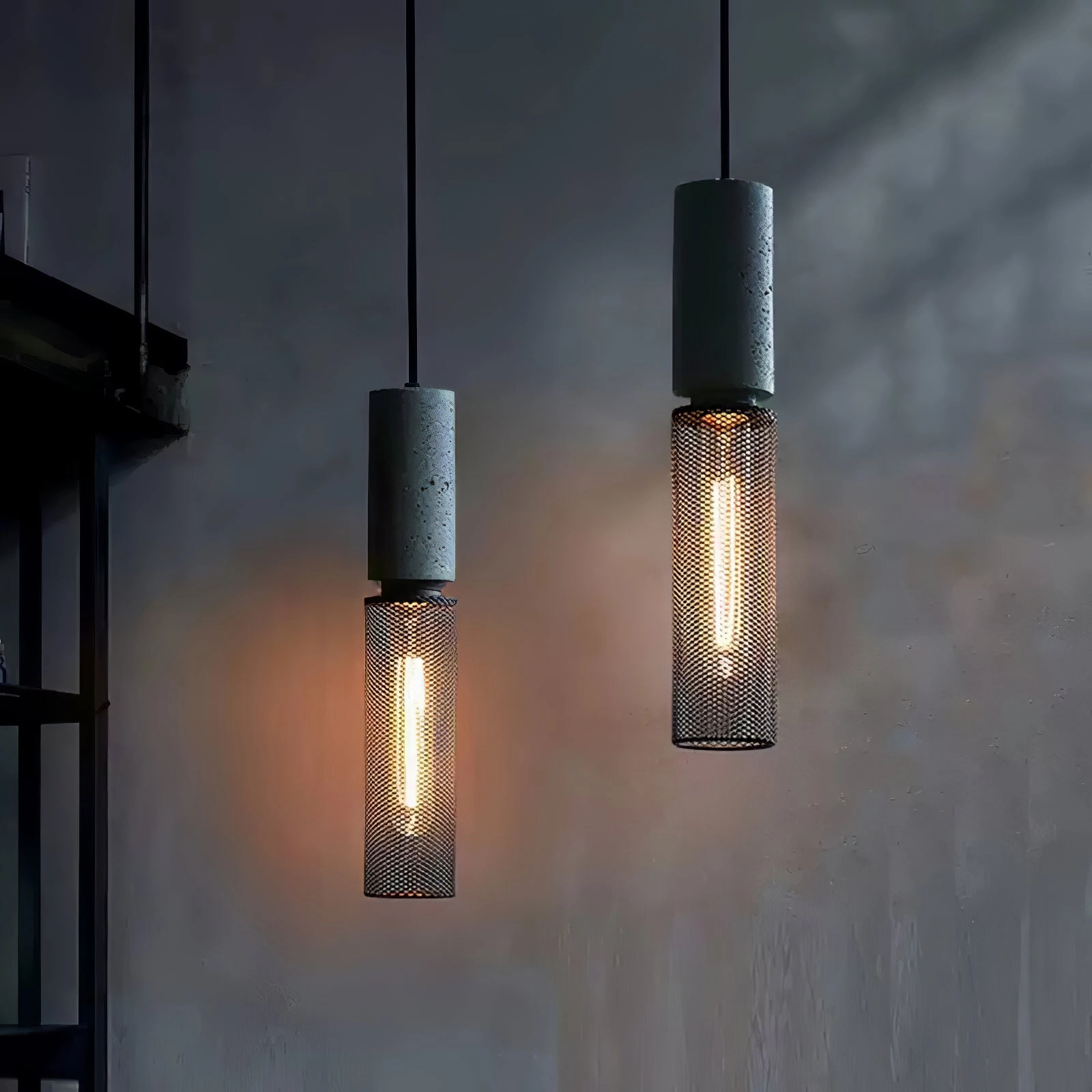 Cement Mesh Pendant Light