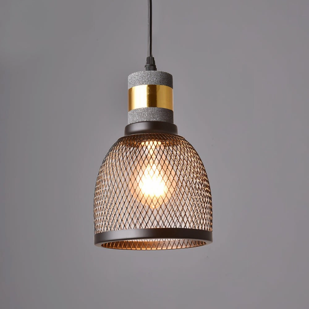 Cement Mesh Pendant Light