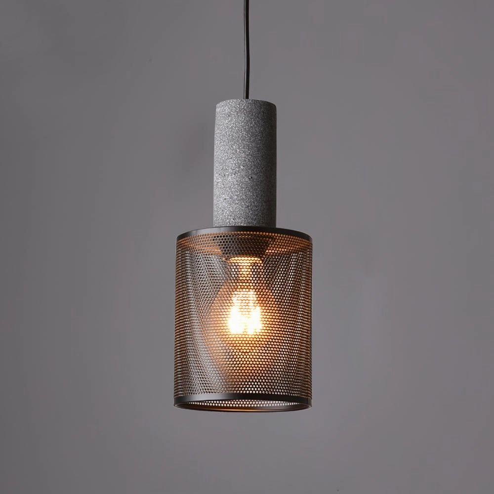 Cement Mesh Pendant Light